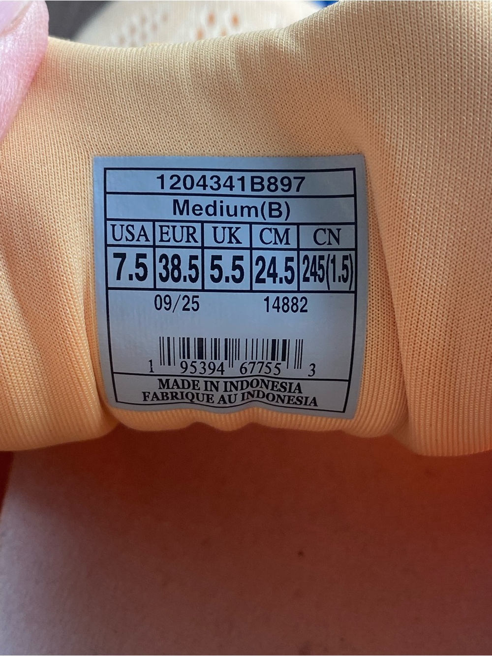 Brooks Glycerin 22 Women’s 7.5 Sherbert/Apricot/Pink - Picture 2 of 6